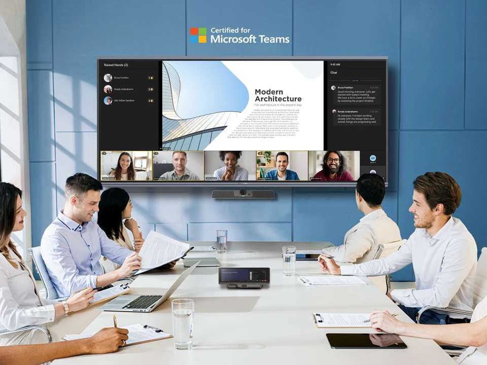 TeamJoin™ TRS10–Bộ xử lý & bảng điều khiển cảm ứng cho Microsoft Teams Rooms
